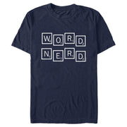 Men's Scrabble Word Nerd  Adult T-Shirt