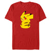 Men's Pokemon Pikachu Sitting Portrait  Adult T-Shirt