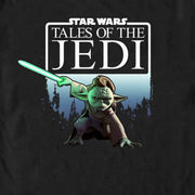 Men's Star Wars: Tales of the Jedi Yaddle Poster  Adult T-Shirt