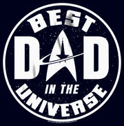 Men's Star Trek: The Next Generation Best Dad In The Universe  Adult T-Shirt