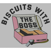 Men's Ted Lasso Biscuits With The Boss  Adult T-Shirt