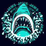 Men's Jaws Shark Splash  Adult T-Shirt