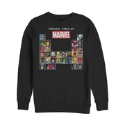 Men's Marvel Periodic Table of Heroes  Adult Sweatshirt