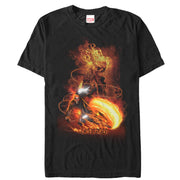 Men's Marvel Ghost Rider Fire Fury  Adult T-Shirt