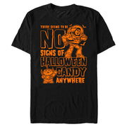 Men's Toy Story No Signs of Halloween Candy  Adult T-Shirt