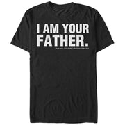 Men's Star Wars I am Your Father  Adult T-Shirt