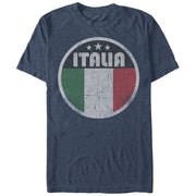 Men's Lost Gods Italy Flag Circle  Adult T-Shirt