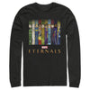 Men's Marvel Eternals Animated Vertical Boxes Poster  Adult Long Sleeve Shirt