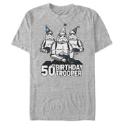 Men's Star Wars Stormtrooper Party Hats Trio 50th Birthday Trooper  Adult T-Shirt