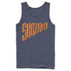 Men's Justice League Shazam Text Logo  Adult Tank Top