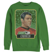 Men's Star Trek: The Original Series St. Patrick's Day Scotty Lucky Engineer  Adult Sweatshirt