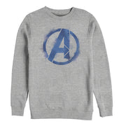 Men's Marvel Avengers: Endgame Smudged Logo  Adult Sweatshirt