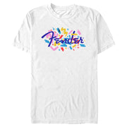 Men's Fender Retro Confetti Logo  Adult T-Shirt