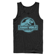 Men's Jurassic World: Fallen Kingdom Glitch Logo  Adult Tank Top