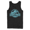 Men's Jurassic World: Fallen Kingdom Glitch Logo  Adult Tank Top