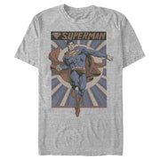 Men's Superman Classic Hero Pose  Adult T-Shirt