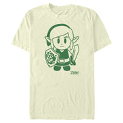 Men's Nintendo Legend of Zelda Link's Awakening Sleek Avatar  Adult T-Shirt