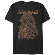 Men's Solo: A Star Wars Story Chewie Hair Cartoon  Adult T-Shirt