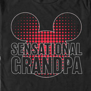 Men's Mickey & Friends Sensational Grandpa  Adult T-Shirt