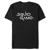 Men's Squid Game Logo Black  Adult T-Shirt