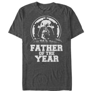 Men's Star Wars Father's Day Vader Father of the Year  Adult T-Shirt