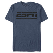 Men's ESPN Bristol Connecticut Logo Black  Adult T-Shirt