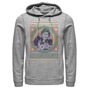 Men's Batman Ugly Christmas Joker  Adult Pull Over Hoodie