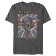 Men's Superman Classic Hero Pose  Adult T-Shirt