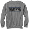 Men's Lost Gods Theiyr're Grammar Mistake  Adult Sweatshirt