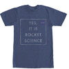 Men's NASA Yes It is Rocket Science  Adult T-Shirt