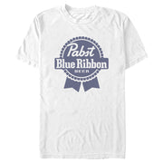 Men's Pabst Blue Ribbon Logo  Adult T-Shirt