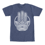 Women's CHIN UP Hamsa Hand  Adult Boyfriend Tee