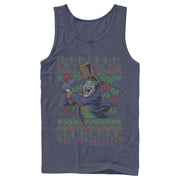 Men's Batman Ugly Christmas Joker Hammer  Adult Tank Top