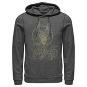 Men's Sleeping Beauty Maleficent Twisted Queen  Adult Pull Over Hoodie