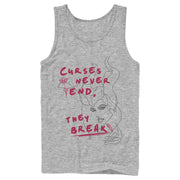 Men's Maleficent: Mistress of All Evil Curses Don't End  Adult Tank Top