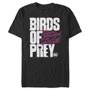 Men's Birds of Prey Bold Text Logo  Adult T-Shirt