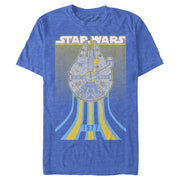 Men's Star Wars Retro Falcon Speed  Adult T-Shirt