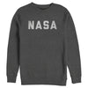 Men's NASA Flat Text Simple Logo  Adult Sweatshirt