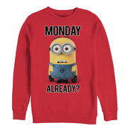 Men's Despicable Me Minion Monday Already  Adult Sweatshirt