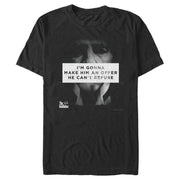 Men's The Godfather Make Him an Offer Quote  Adult T-Shirt