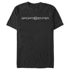 Men's ESPN White Sports Center Logo  Adult T-Shirt