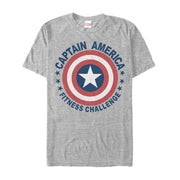 Men's Marvel Captain America Fitness Shield  Adult T-Shirt