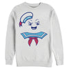 Men's Ghostbusters Stay Puft Marshmallow Man Face  Adult Sweatshirt