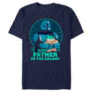 Men's Star Wars: The Mandalorian Father's Day Best Father in the Galaxy  Adult T-Shirt