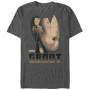 Men's Marvel Avengers: Infinity War Groot Profile  Adult T-Shirt