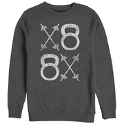 Women's CHIN UP XO Kettlebells and Barbells  Adult Sweatshirt