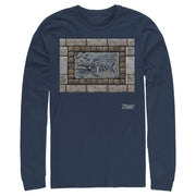 Men's Nintendo Legend of Zelda Link's Awakening Whale Stone Tablet  Adult Long Sleeve Shirt