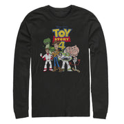 Men's Toy Story Character Logo Party  Adult Long Sleeve Shirt