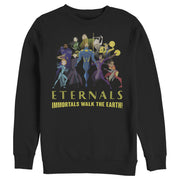 Men's Marvel Eternals Immortals Walk the Earth  Adult Sweatshirt