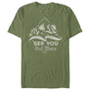 Men's Lost Gods See You Out There Nature Scene  Adult T-Shirt